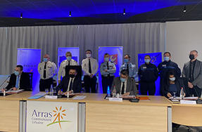 Signature du contrat de sécurité intégrée de la Communauté Urbaine d'Arras