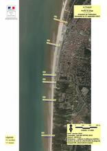 Profils de plage - Le Touquet - Évolution de l'indicateur horizontal